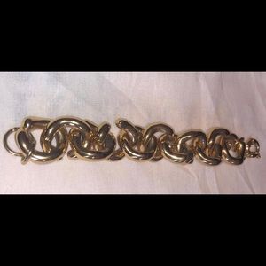 J Crew Chunky Gold Bracelet